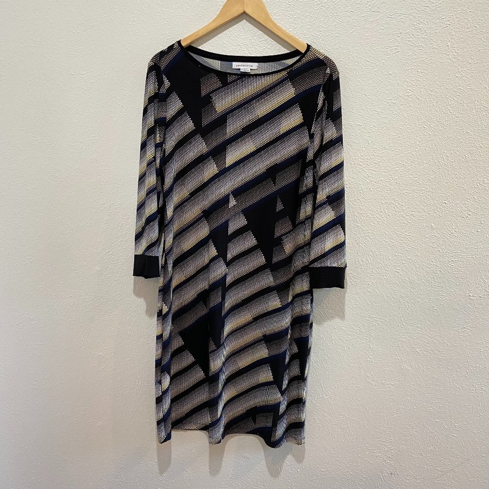 L Liz Claiborne Printed Dress